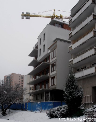 Budynek "Boryszewska 12" w budowie (12.2012)